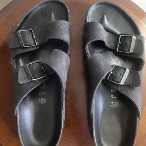Men's Black Learher Birkenstock - Arizona Sandals